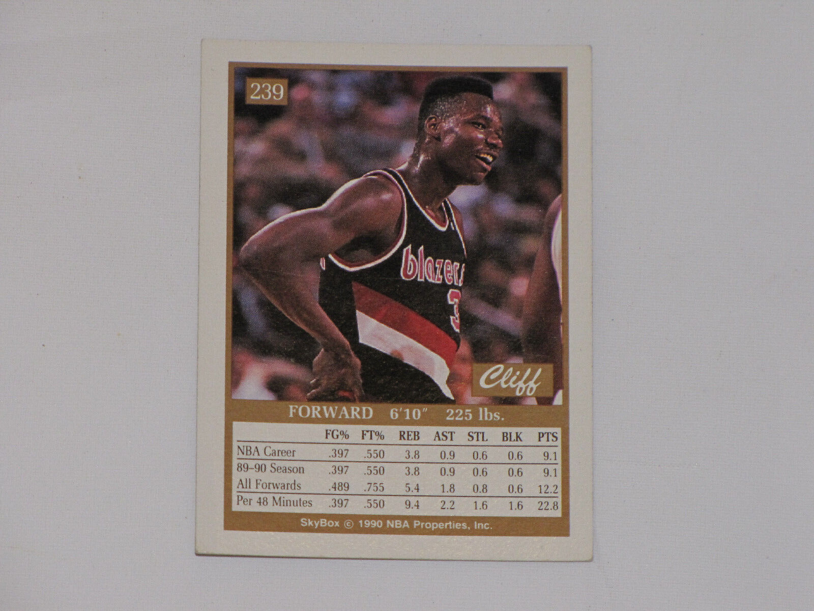 Lot Of 5 1990 SkyBox Basketball Card #239 Cliff Robinson Rookie  Без бренда - фотография #10