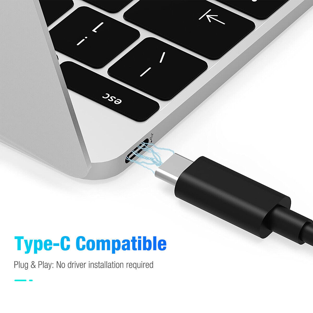 USB-C USB 3.1 Type-C Male to 3-Port USB 3.0 Hub & RJ45 Gigabit Ethernet Adapter Ombar Type-C Adapter - фотография #7