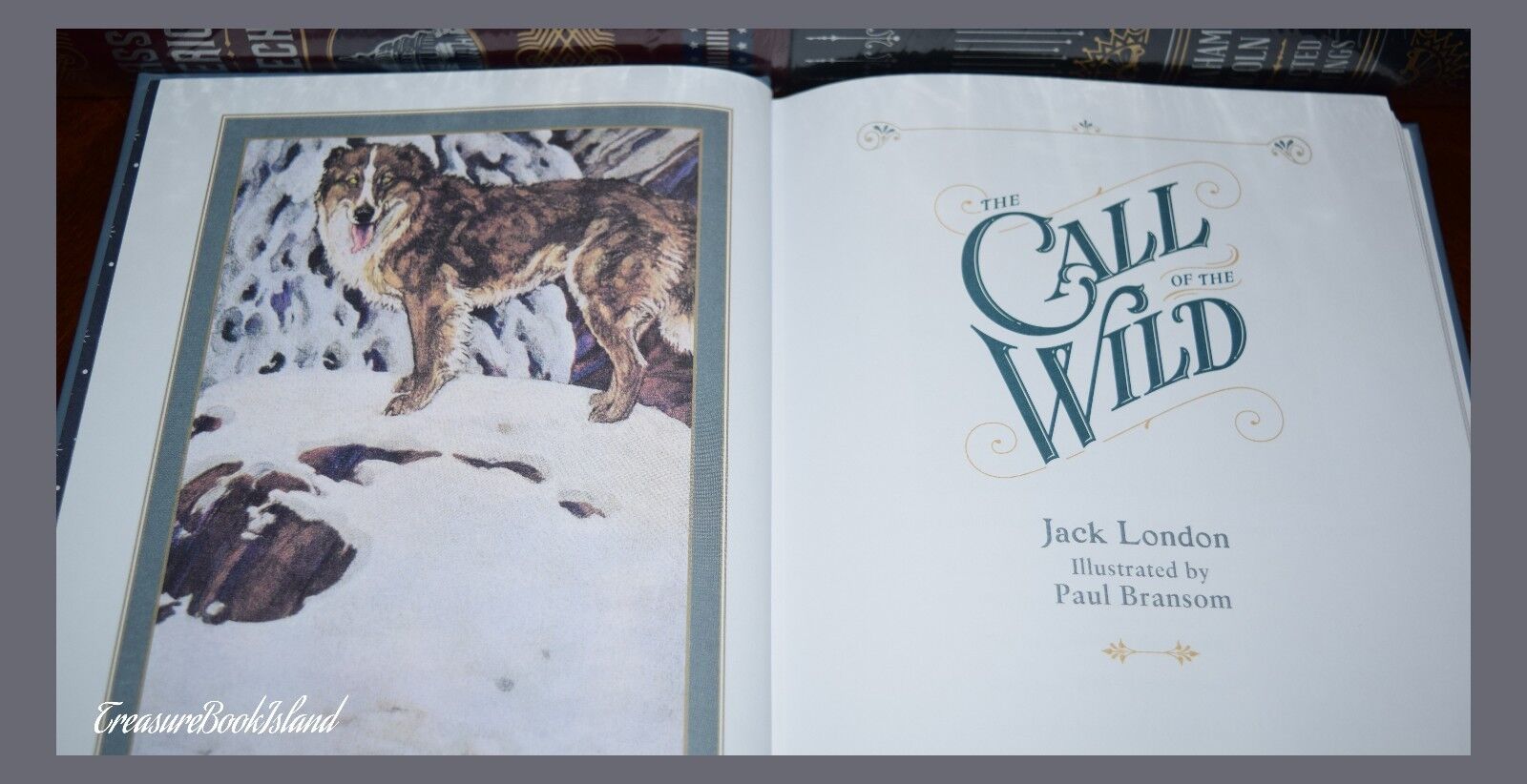 New Call of the Wild by Jack London Illustrated Leather Bound Sealed Collectible Без бренда - фотография #5