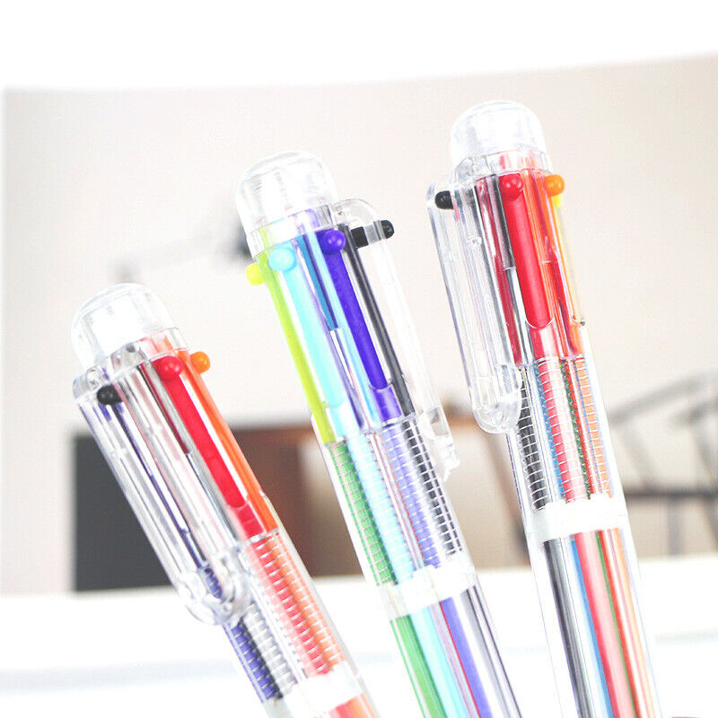 Wholesale 10PCS Multi-color 6 in 1 Ballpoint Pens Kids School Office Pen Supply Unbranded - фотография #3
