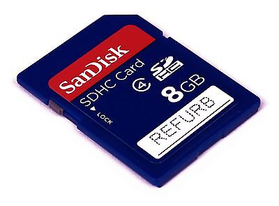 LOT 10x SanDisk SD 8GB SDHC memory card 8 G 8G GB HC, REFURB SanDisk SDSDB008G10PK, SDSDB008GB35 - фотография #2