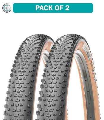 Pack of 2 Maxxis Rekon Race Tire 29 x 2.35 Tubeless Black/Dark Tan Dual Maxxis TB00219800