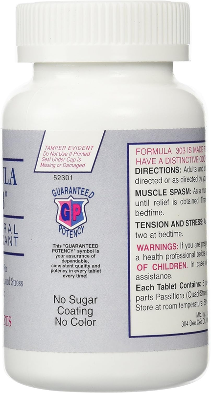 Formula 303 Maximum Strength All-Natural Relaxant Tablets, 250 Tablets; All-Natu Does not apply - фотография #2