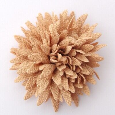 20pcs 7cm 2.75" Fabric Bark Flowers For Hairpins Satin Flower For Headbands Unbranded - фотография #6