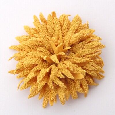 20pcs 7cm 2.75" Fabric Bark Flowers For Hairpins Satin Flower For Headbands Unbranded - фотография #5