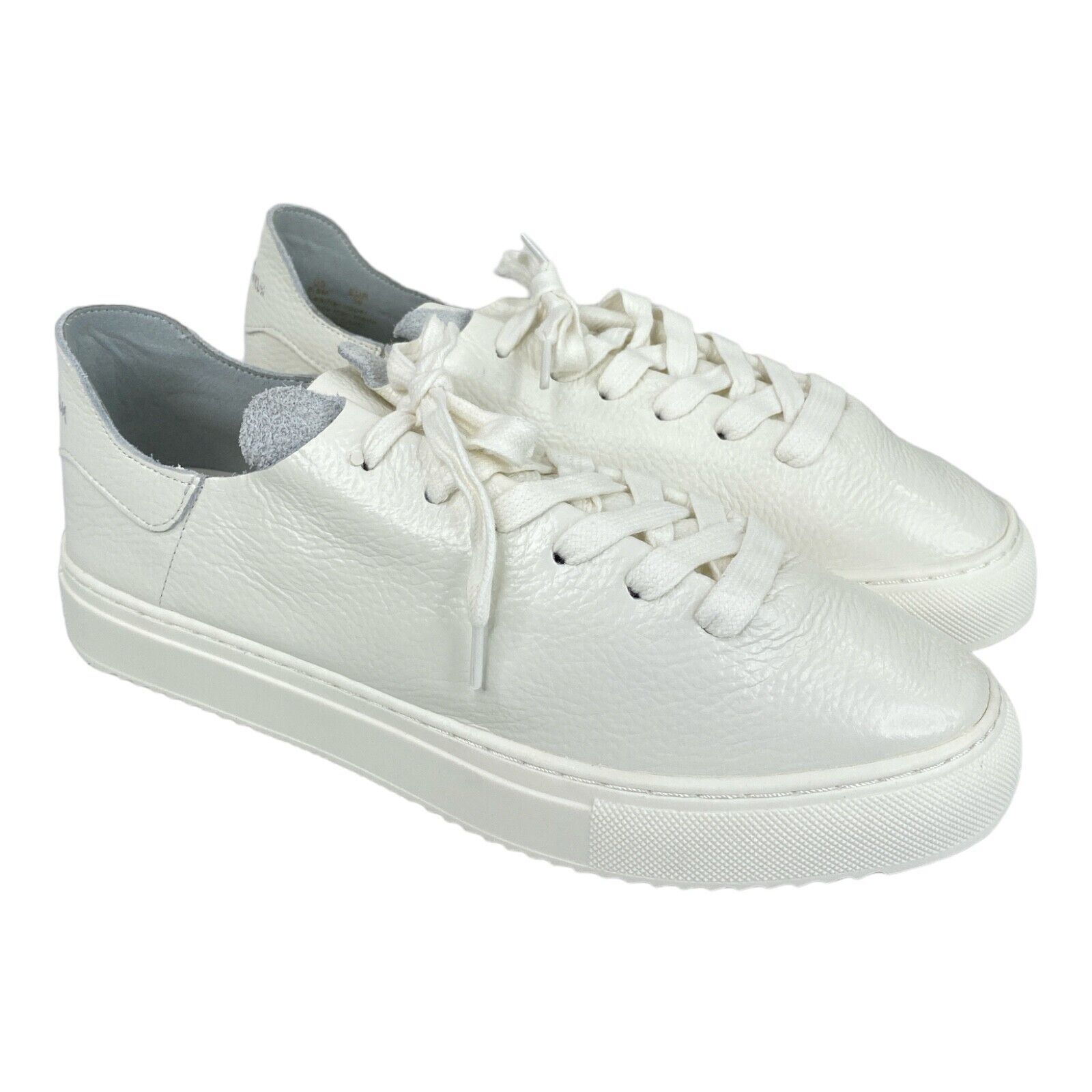 Sam Edelman Women's White Leather POPPY Lace-Up Sneakers Size 8.5 NIB S17 Sam Edelman
