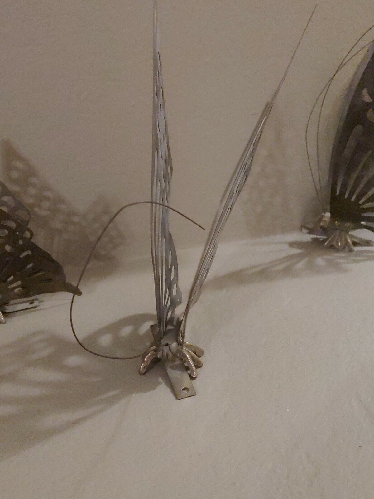 Set of 3 Metal Butterflies 3D Wall Mounted Butterfly Great Shadow Cast. Без бренда - фотография #11