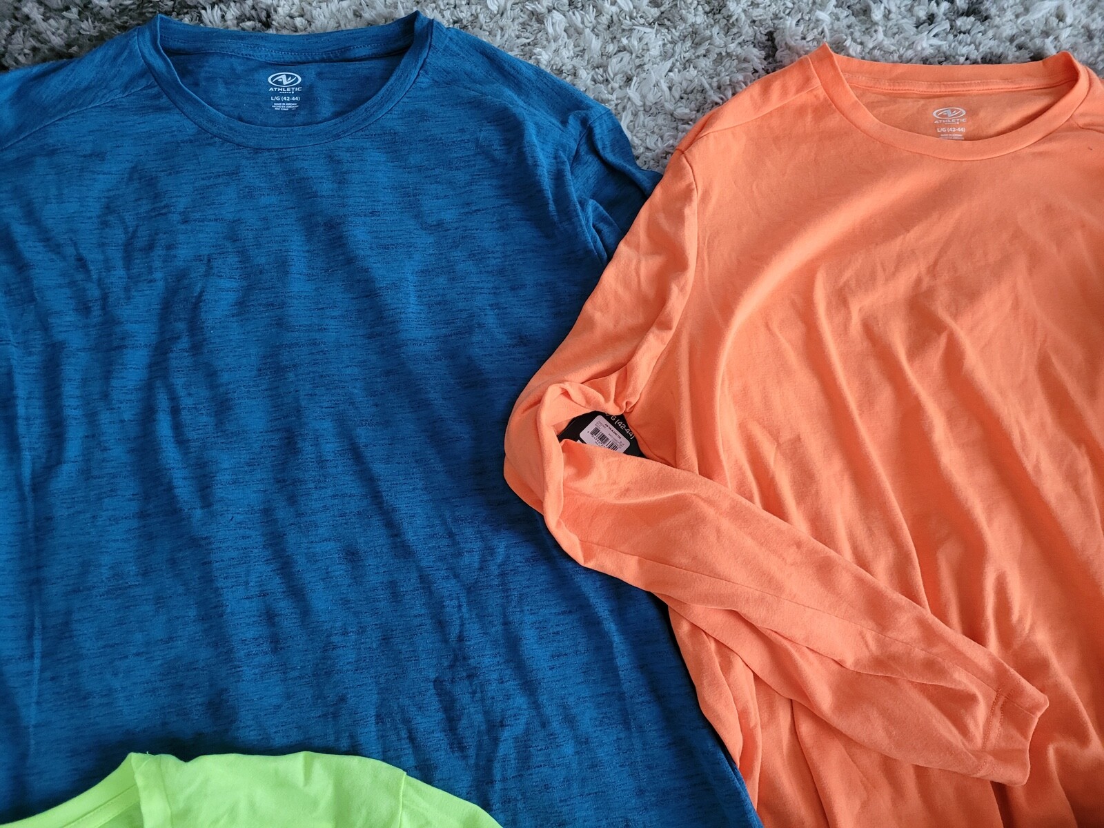NEW LOT/5 SHIRTS, SWEATSHIRTS MENS L GEORGE ATHLETICWORKS, ETC George - фотография #3