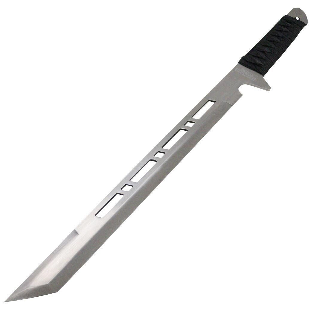 Defender-Xtreme 2 pc Silver Full Tang Ninja Sword 18" & 27" Stainless Steel DEFENDER XTREME 13272 - фотография #4