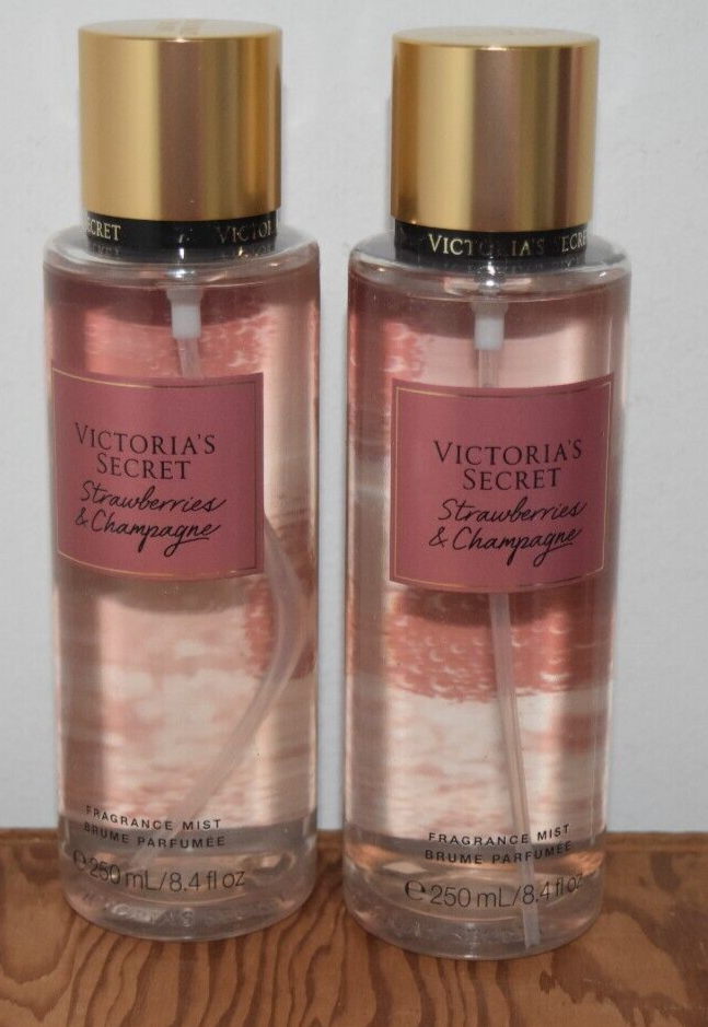 2 New Victoria's Secret Strawberries & Champagne Body Mist Lot Free Shipping VICTORIA'S SECRET 26546829 - фотография #14