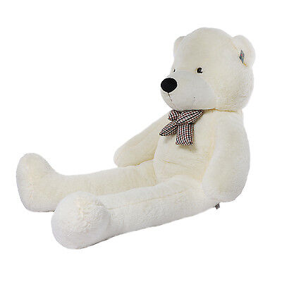 Joyfay 63in 160cm White Giant Teddy Bear Plush Toy Birthday Valentine Gift Joyfay JFTOY00068 - фотография #5