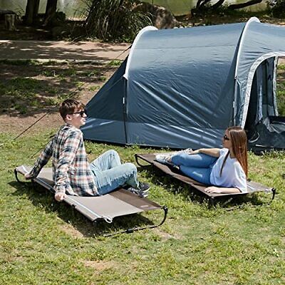  Lightweight Aluminum Camping Cot, 20-Second Quick Set-Up Folding Cot with Tan Does not apply Does Not Apply - фотография #7