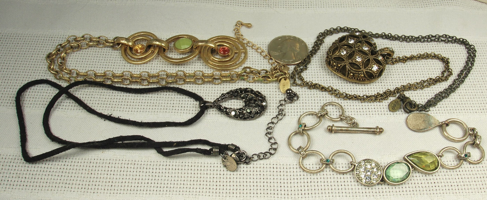 LIA SOPHIA Designer Jewelry Lot 16pcs All Signed WEARABLE No Missing Stones NICE lia sophia - фотография #15