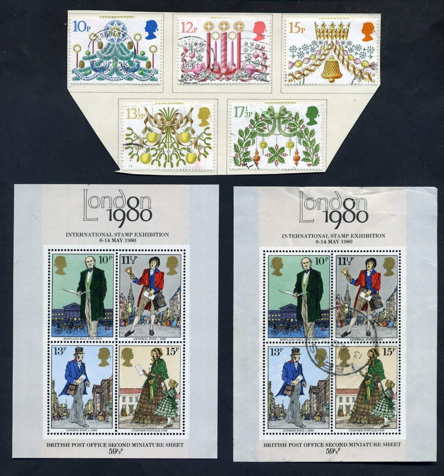 Lot of 43 stamps, UK, 1980 Scott 834A,874A, 904-932 Four mint Без бренда - фотография #6
