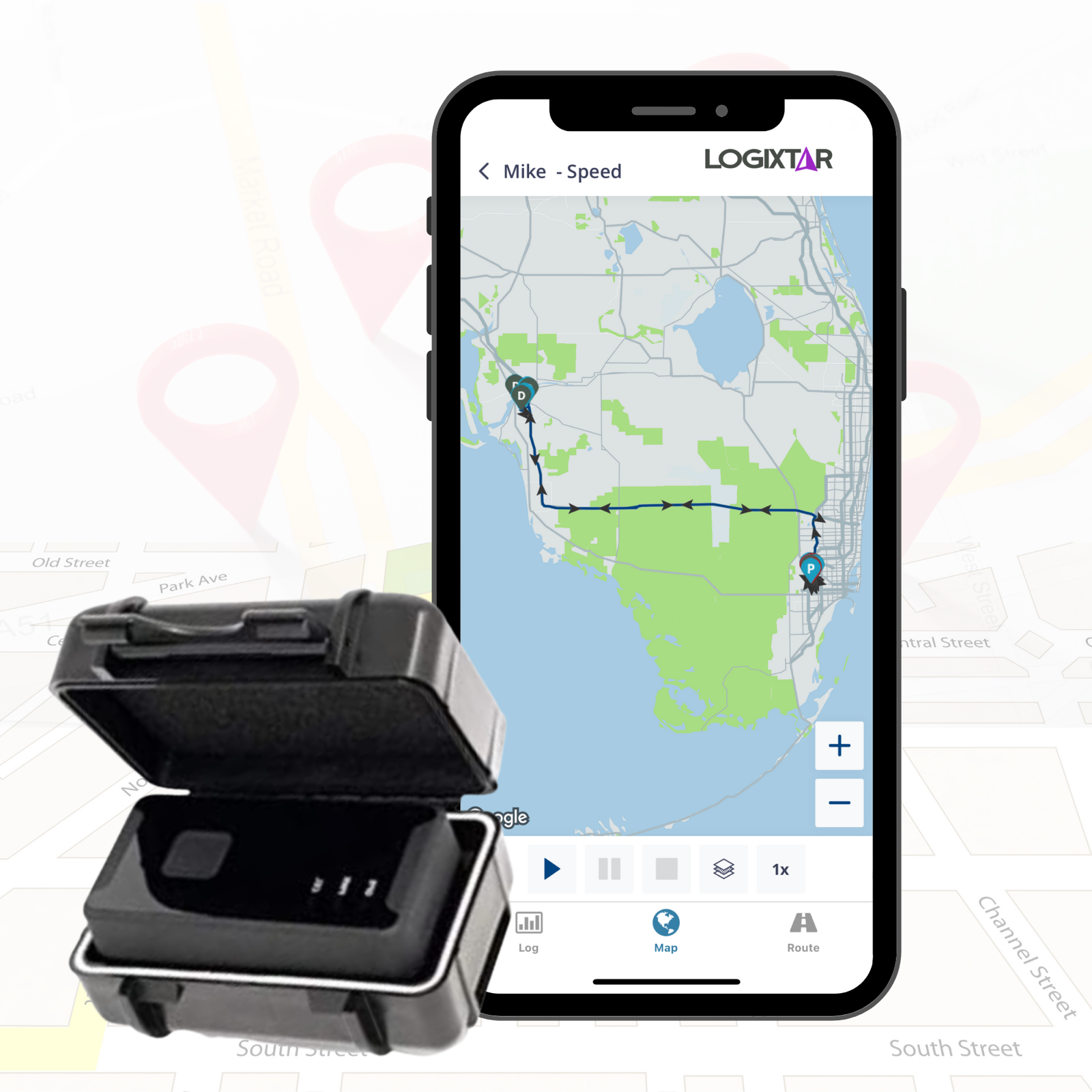 Logixtar 4G LTE GPS tracker real-time  WORLDWIDE coverage & heavy magnet case  Logixtar Does Not Apply