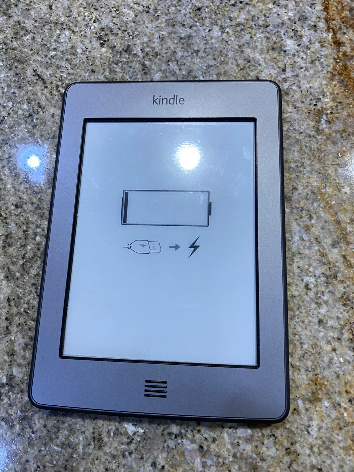 Amazon Kindle Touch (4th Gen) 4GB, Wi-Fi, 6in - Silver-Not Working-PARTS ONLY Amazon