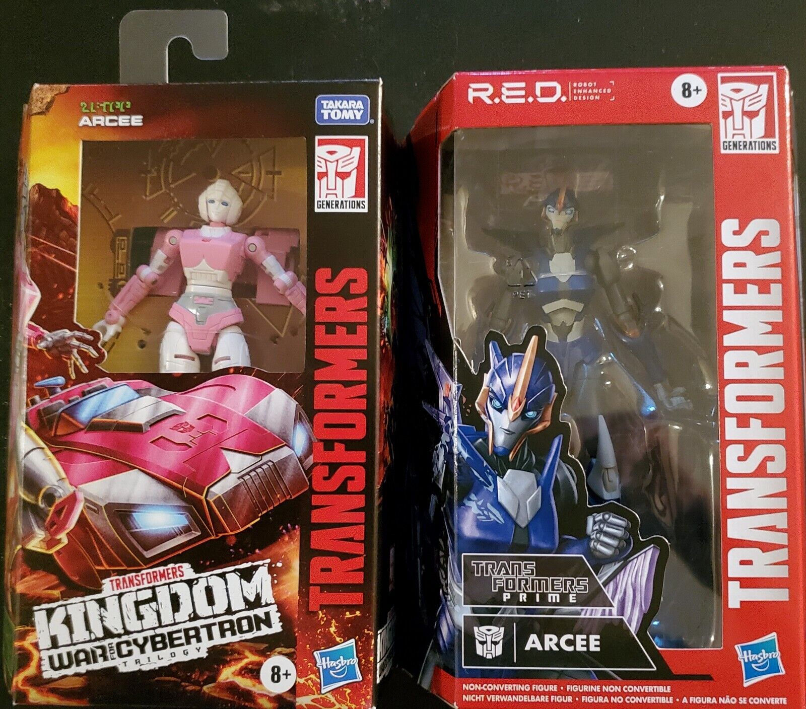 ARCEE Transformers War For Cybertron Lot (2) Exclusives Hasbro
