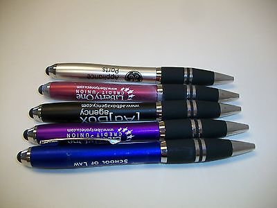 5 Lot Misprint Ink Pens with Soft Tip Stylus for Touch Screen, Thick Barrel Unbranded/Generic Does Not Apply