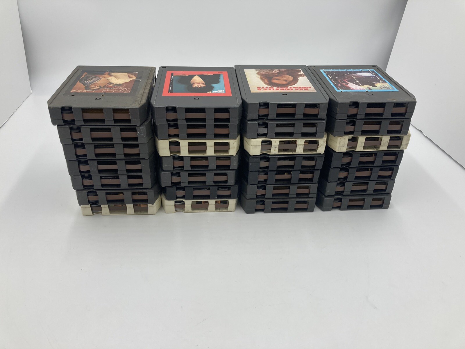 Lot of 8 Track Tape Cartridges Styx Kenny Rogers George Jones John Cougar 28 Qty Без бренда - фотография #13