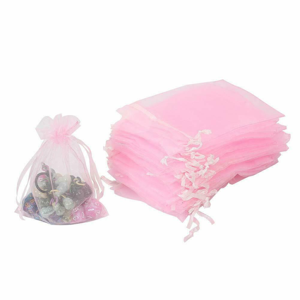  New "4x4" Drawstring Organza Bags Jewelry Pouches Wedding Party Favor Gift Bags Unbranded - фотография #8