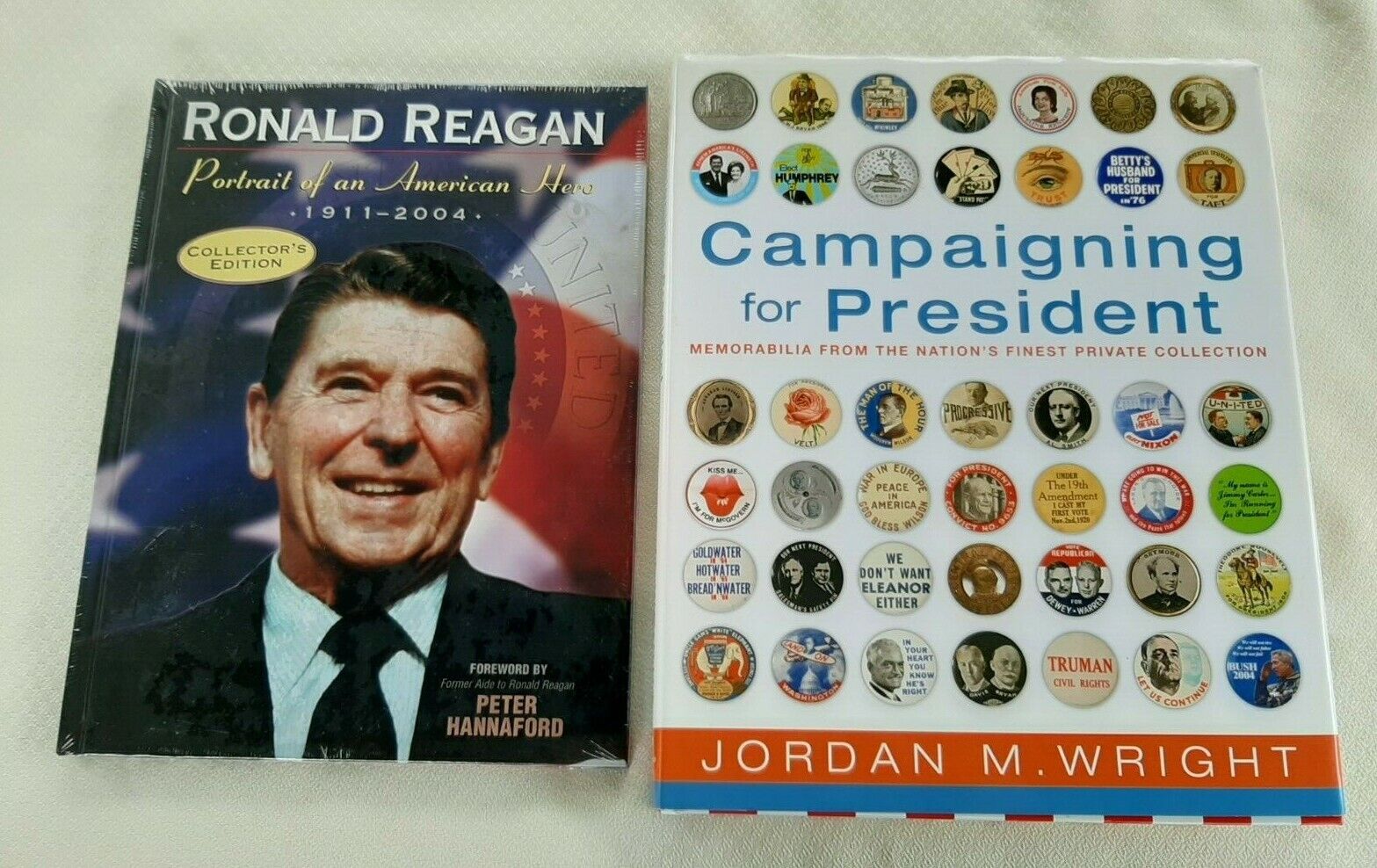 CAMPAIGNING FOR PRESIDENT HARDCOVER BOOK & RONALD REAGAN AMERICAN HERO BOOK Без бренда