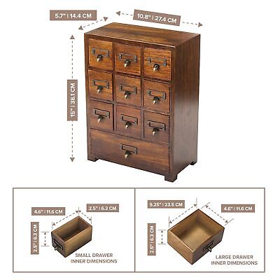 Card Catalog Traditional Solid Wood Small Chinese Medicine Small Curio Cabine... Primo Supply - фотография #2
