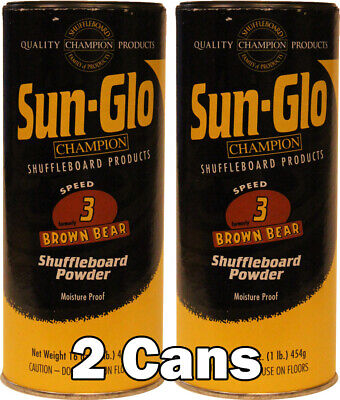 Sun-Glo Speed #3 Shuffleboard Table Powder Wax - 2 Cans Sun-Glo SG-Wax3 (2)
