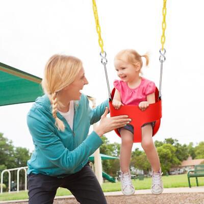 Toddler Swing Seat - Heavy Duty Chain Plastic Coated - Playground Swing Set Unbranded Does not apply