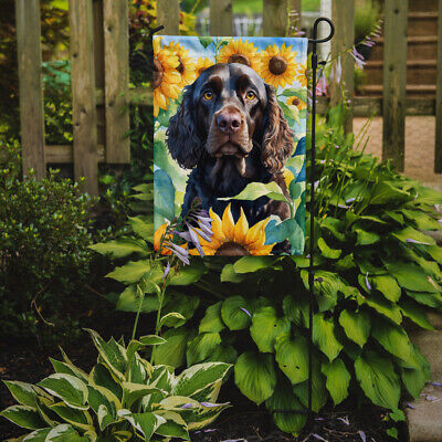American Water Spaniel in Sunflowers Flag Garden Size DAC6011GF Без бренда - фотография #2