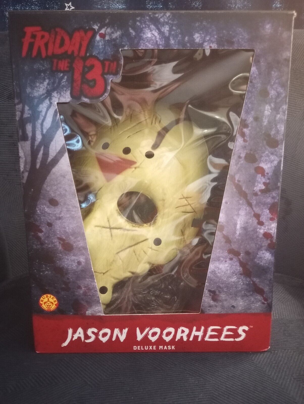 FRIDAY THE 13TH JASON VOORHEES Deluxe Mask + Collector's Box Rubie's 4181 - фотография #2