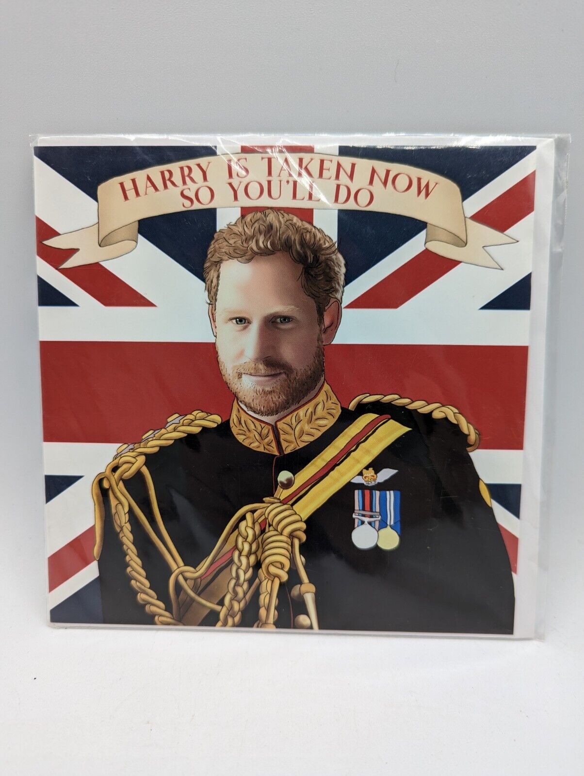 Prince Harry Blank Card Royal Family WACTT  UK "Harry Is Taken Now" RARE Sealed Без бренда - фотография #6