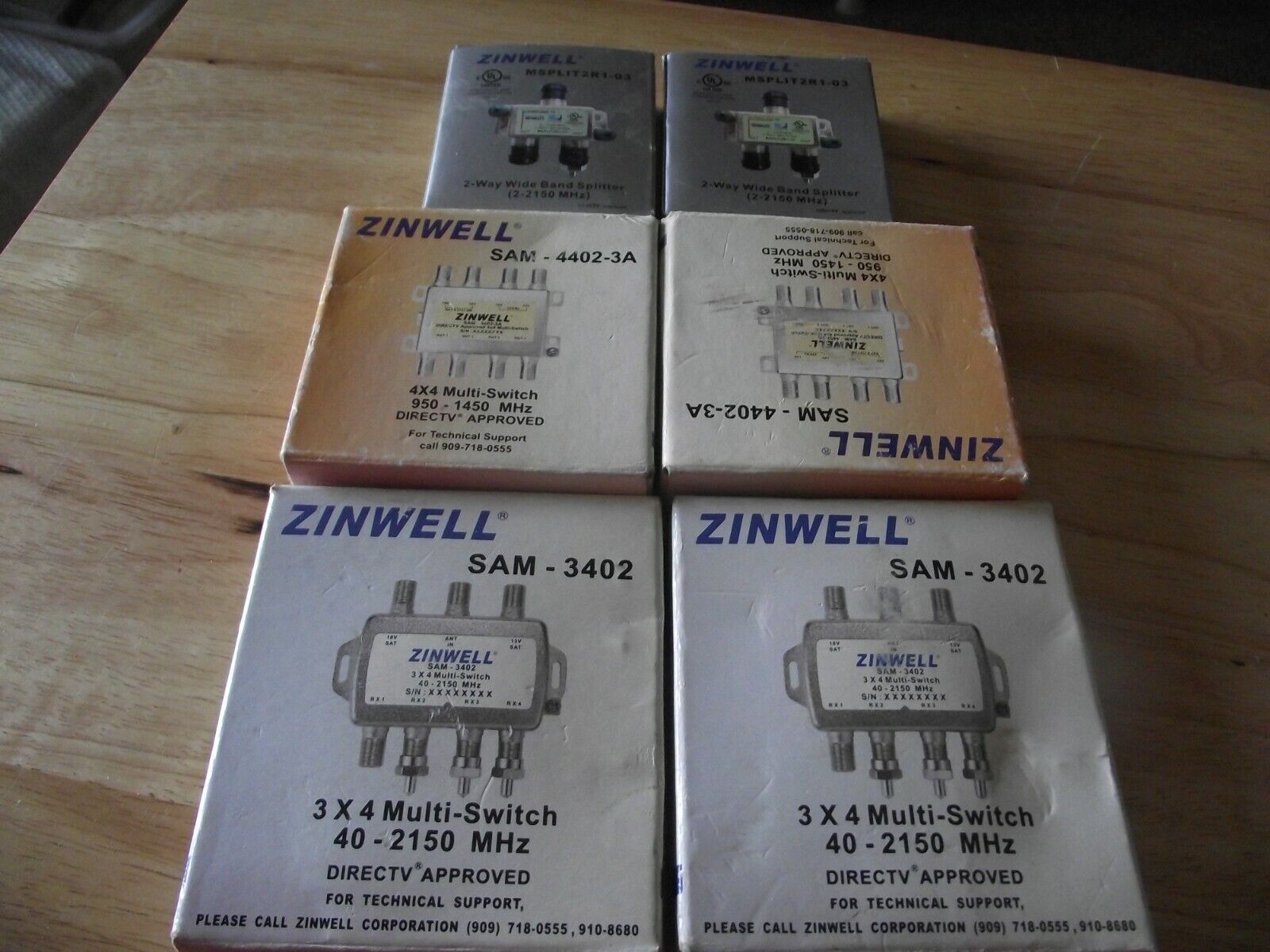 ZINWELL MULTI - SWITCHES SAM: A LOT OF (6) OPEN BOX NEVER USED. Zinwell UNKNOWN - фотография #12