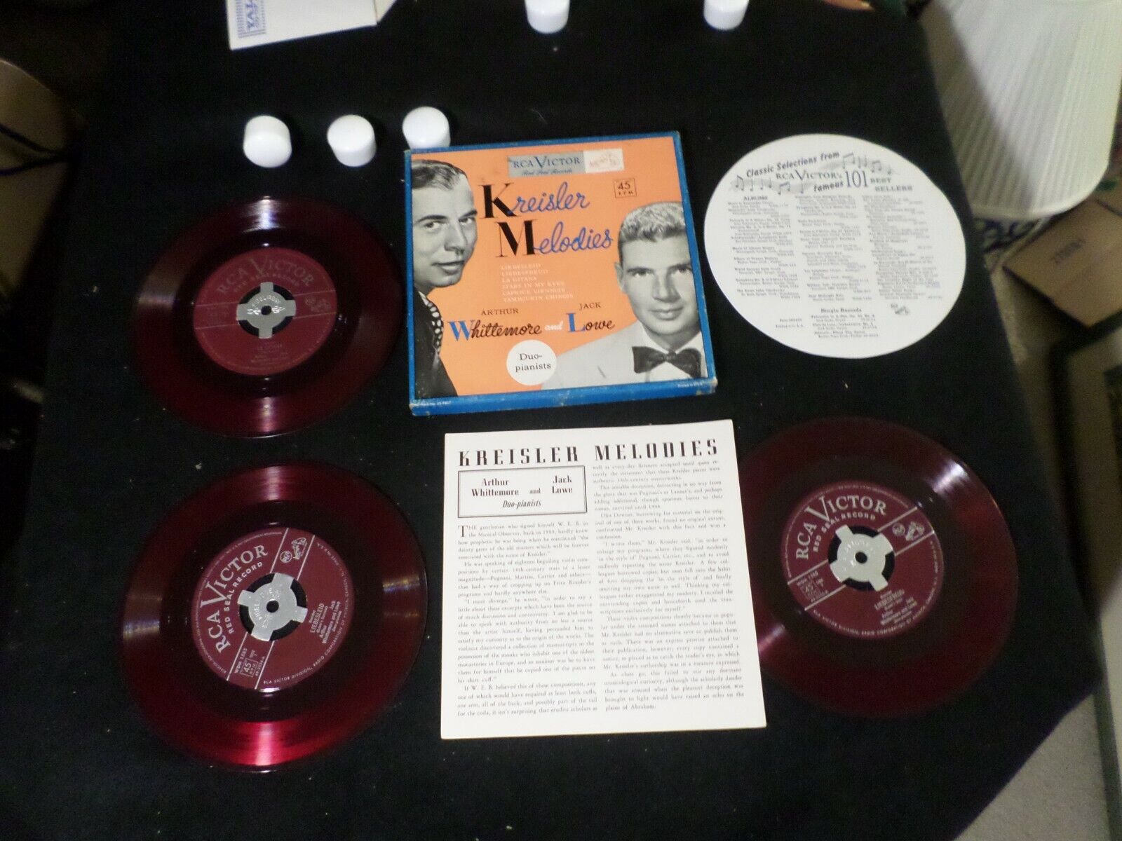 RCA Victor Red Seal Records: 45s. 7". Kreisler Melodies, Haydn, Arthur Fiedler + Без бренда - фотография #5