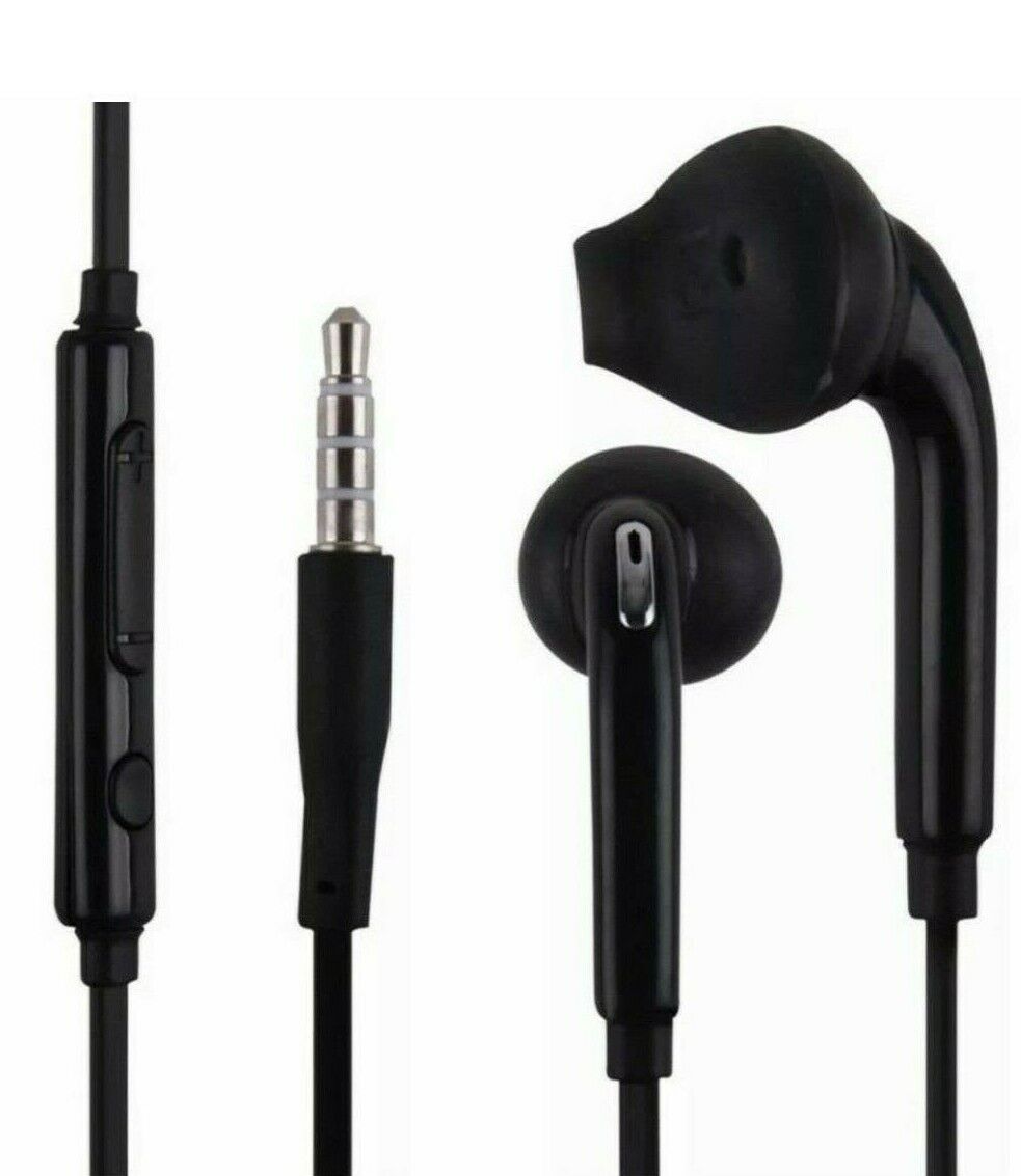 5Pack Black Headset Earphone Earbud For Samsung Galaxy S6 S7 Edge S8 S9 + Note 8 Unbranded Does Not Apply - фотография #2