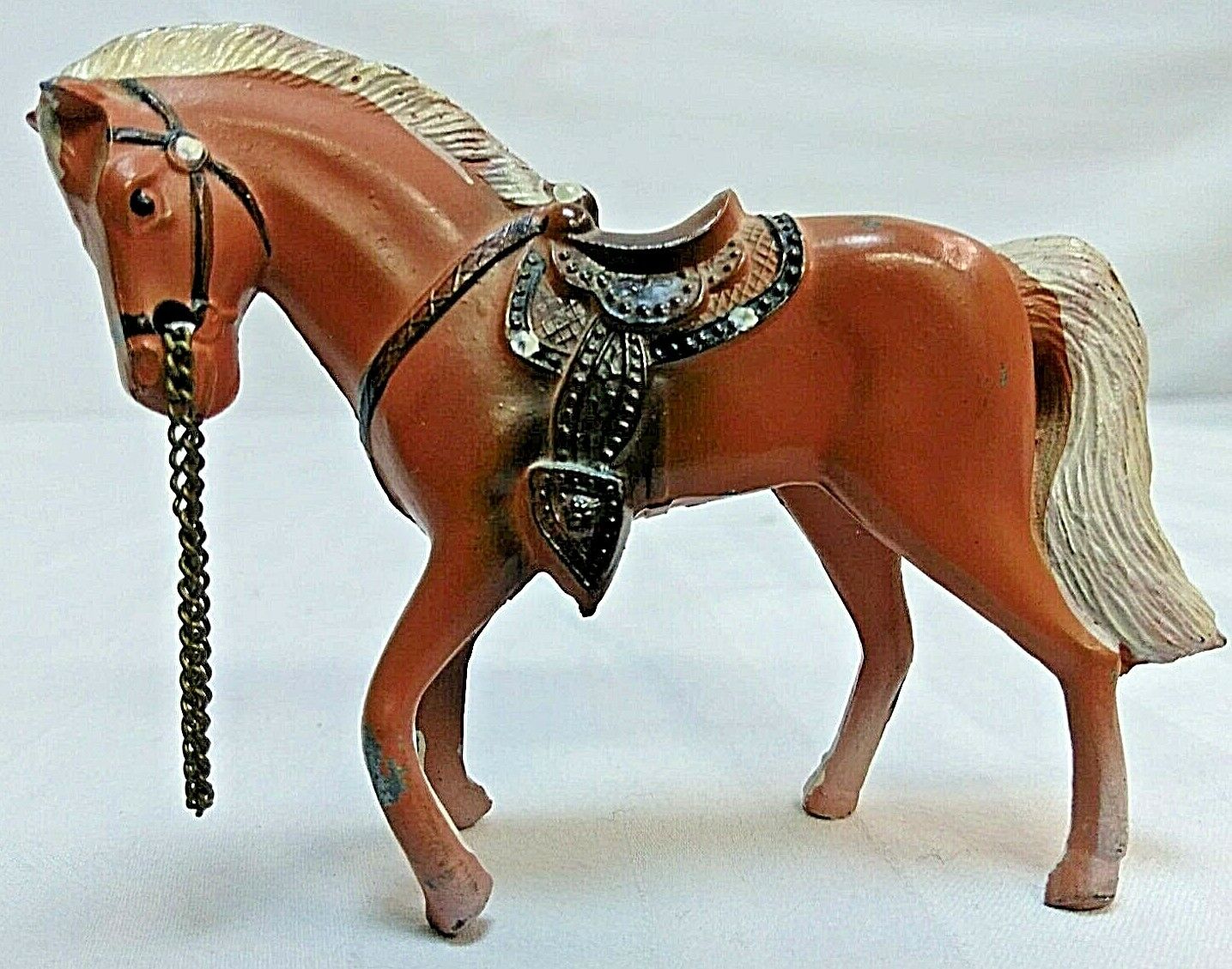 Assorted Cast Metal Horse Figurines (5 pc) 3" tall No Brand - фотография #2