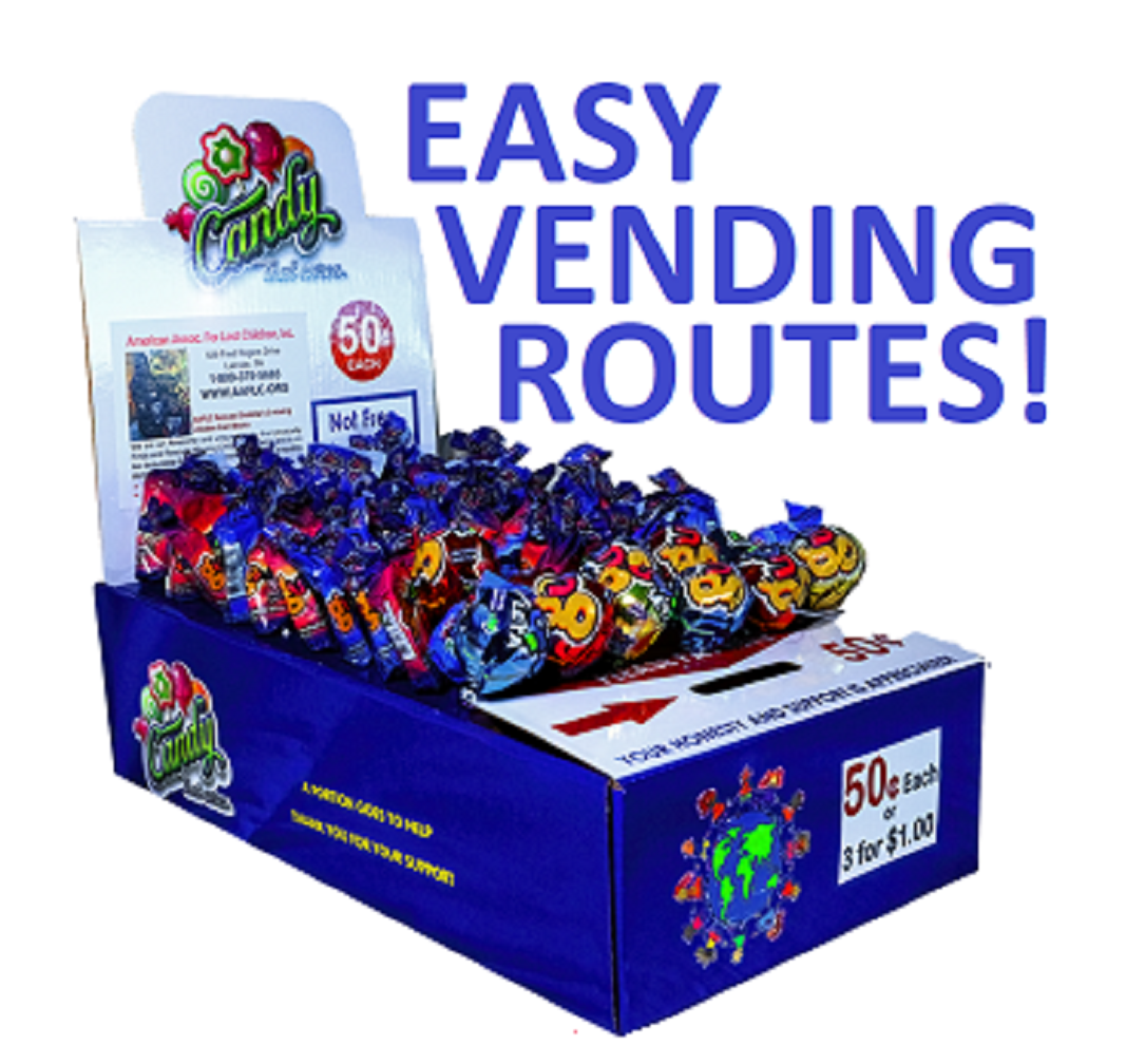 25 New Vending Route Display Honor Boxes Sells Candy & Lollipop Donation Charity Без бренда