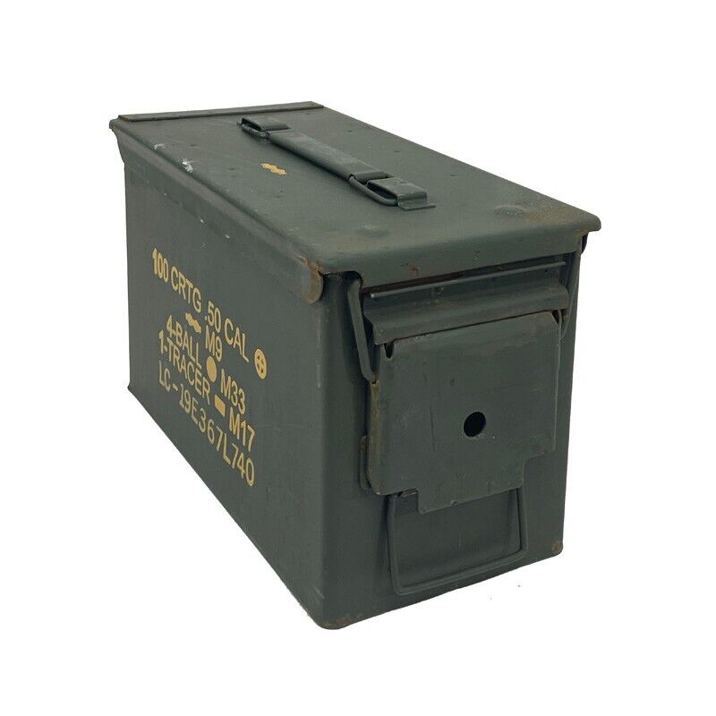 US Military M2A1 50 Cal Ammo Cans Pack of 12 Grade 2 United does not apply - фотография #2