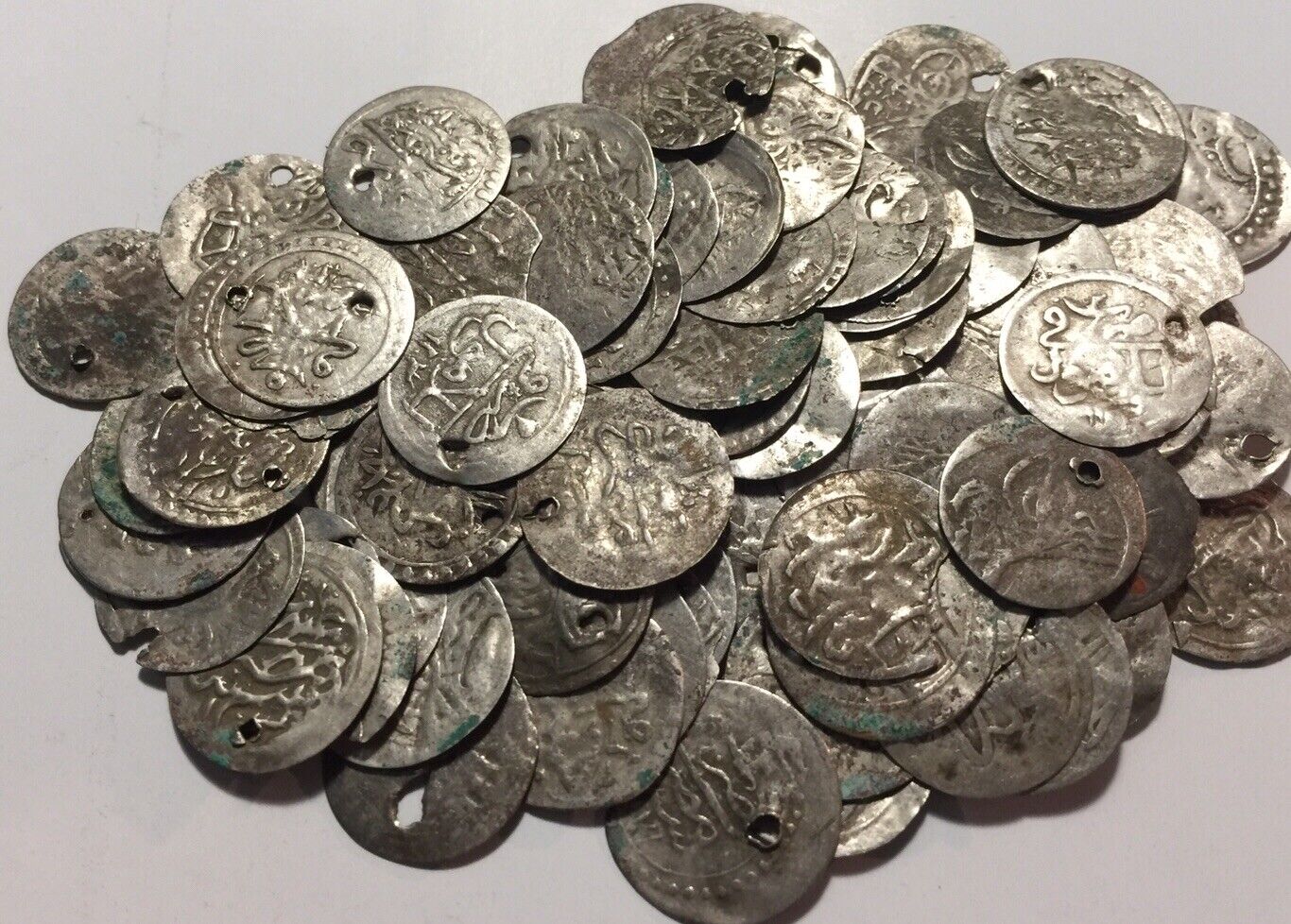 Lot 5 original Islamic silver para coins/Ottoman Empire Abdul Hamid Selim Mahmud Без бренда