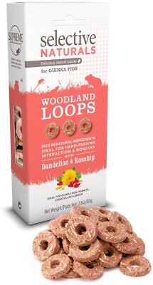 (3 Pack) Selective Naturals Woodland Loops Dandelion & Rosehip Guinea Pig 2.8-Oz Supreme 8262