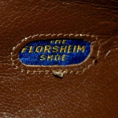 Vintage Florsheim Loafer Dress Shoes Leather Soles Men`s 7 D Florsheim - фотография #2