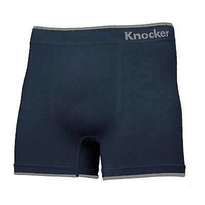 6 Mens Microfiber MS002M Boxer Briefs Underwear Seamless Compression #2 One Size Knocker - фотография #4