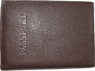 Lot of 5 New Leather passport cover, Brown Unbranded international passport case Unbranded - фотография #3