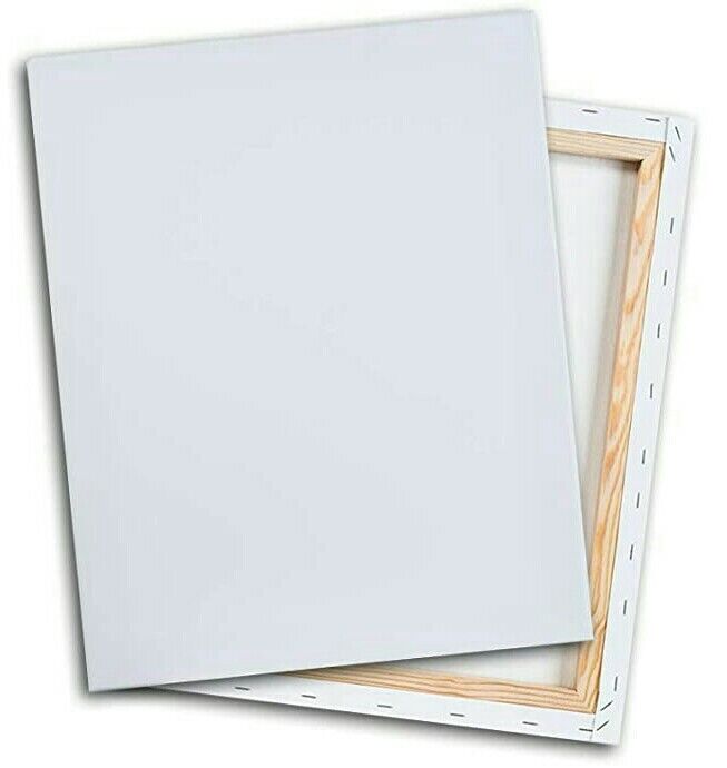3pk 5"x7" White Cotton Stretched Art Canvases Canvas 1/2" Painting Acrylic Oil Unbranded Does Not Apply - фотография #2