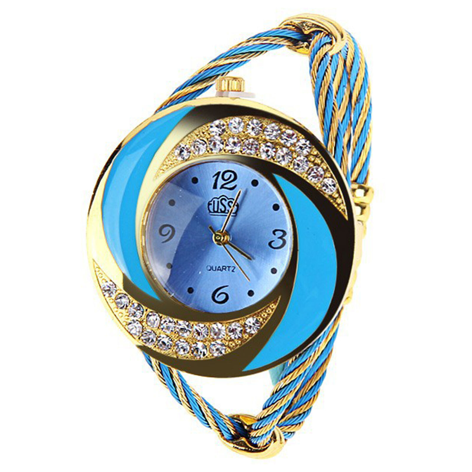 Bangle Watch Quartz Movement Waterproof Analog Quartz Bracelet Watch Round Unbranded - фотография #6