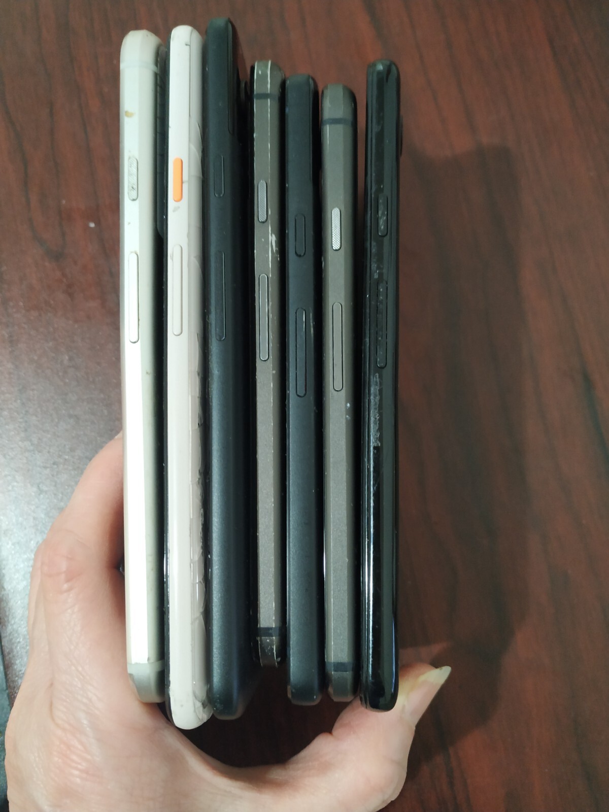 Lot of 7 Google Pixel mix model White  /black for parts Google Google Pixel - фотография #14