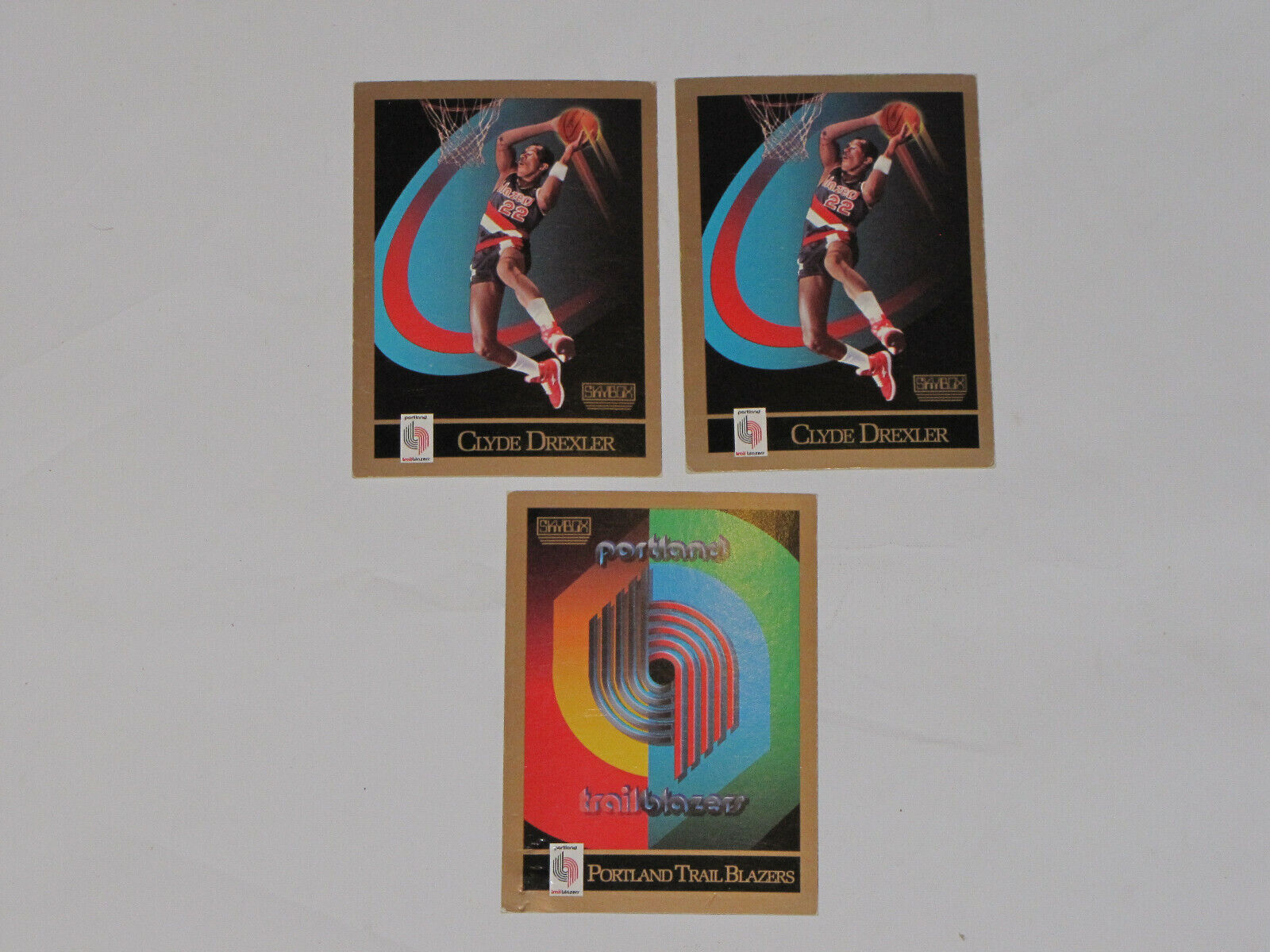 Lot Of 2 1990 SkyBox Portland Trail Blazers Basketball Card #233 Clyde Drexler Без бренда - фотография #10