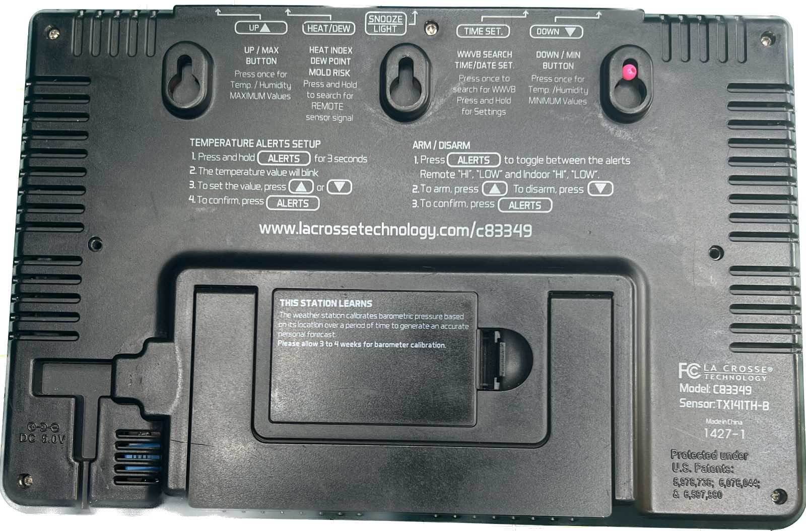 La Crosse Technology C83349 Color Wireless Forecast Station Tested. No Remote La Crosse Technology C83349 - фотография #2