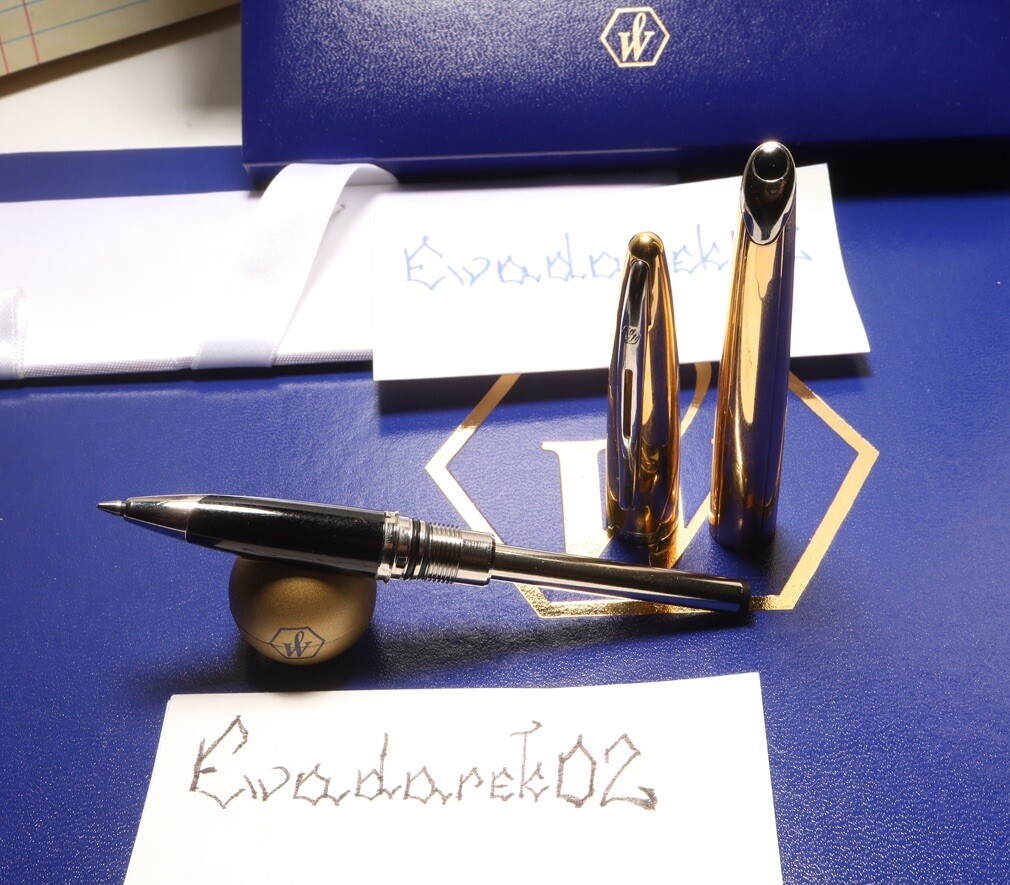 Waterman CARENE Rollerball Meridian Pink Gold Edition, Rare, LOOK Waterman - фотография #4