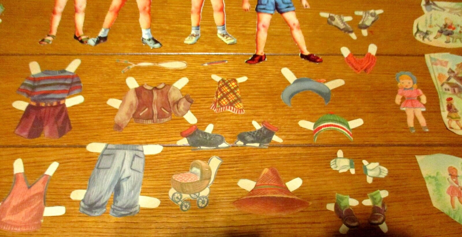 Vintage Paper Doll and Outfit Lot (19) W/ 4 Dolls & 15 Outfits  NICE!!!!     #14 Unbranded - фотография #5