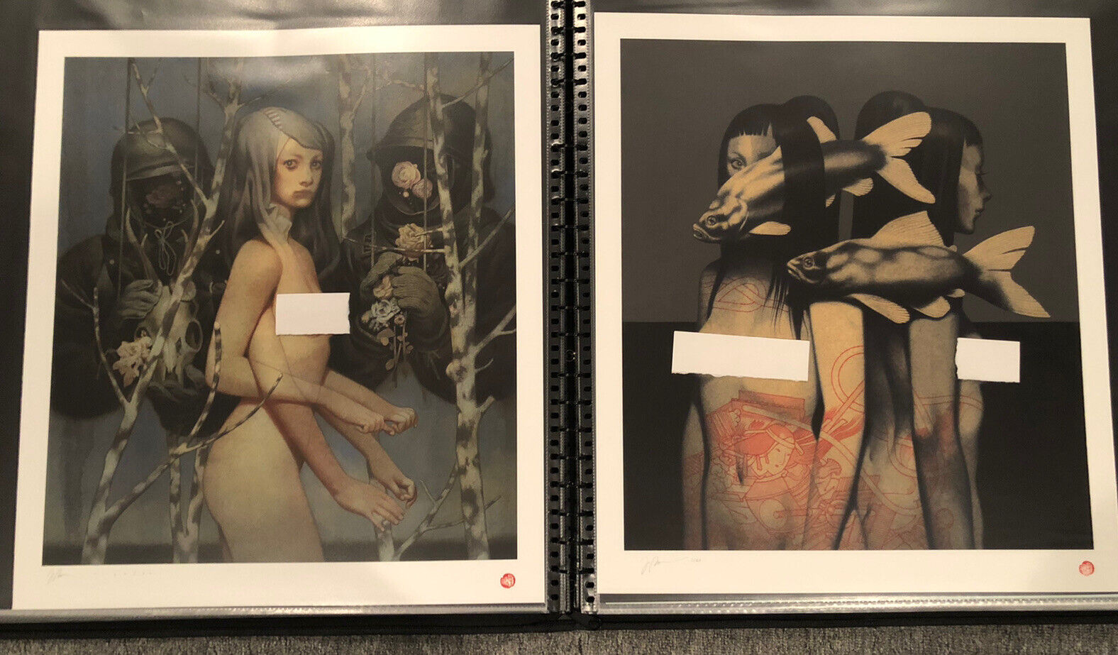 Joao Ruas Echoes and Drowned Signed and Numbered Art Print Poster Knots Exhibit  Без бренда